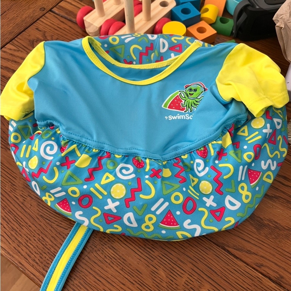 Kids' Blue and Yellow Swim Vest